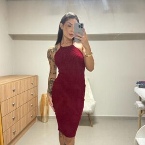 Vestido tricô Maria