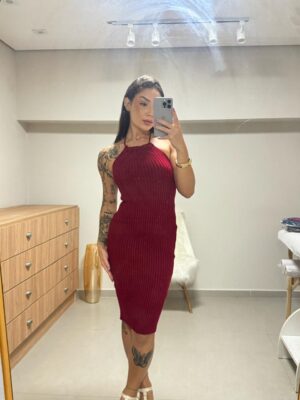 Vestido tricô Maria