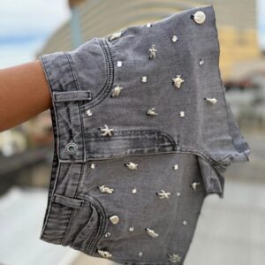 Short jeans black praiano