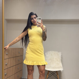Vestido Babado