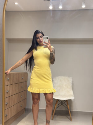 Vestido Babado