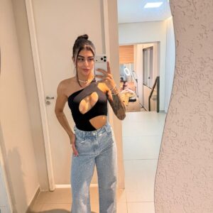 Body sassa Com manga removível
