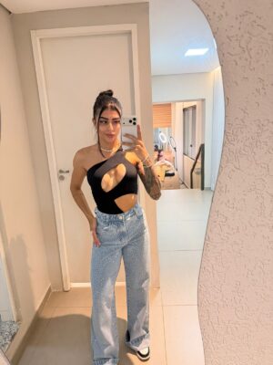 Body sassa Com manga removível