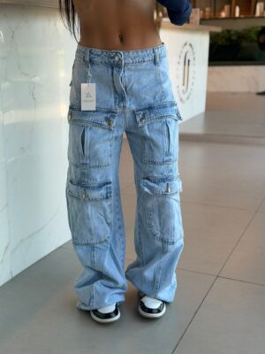 CALÇA CLARA BOLSOS